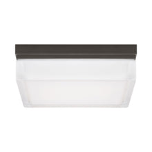 Load image into Gallery viewer, Boxie Outdoor LED Ceiling / Wall Light in Large/Bronze.