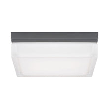 Load image into Gallery viewer, Boxie Outdoor LED Ceiling / Wall Light in Large/Charcoal.