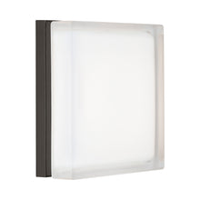 Load image into Gallery viewer, Boxie Outdoor LED Ceiling / Wall Light in Detail.