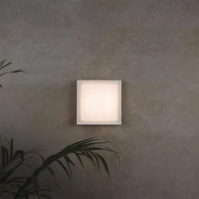 Load image into Gallery viewer, Boxie Outdoor LED Ceiling / Wall Light in Detail.
