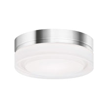 Load image into Gallery viewer, Cirque LED Flush Mount Ceiling Light in Chrome (Small).