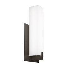 Load image into Gallery viewer, Cosmo Outdoor LED Wall Light in Large/Bronze.