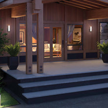Load image into Gallery viewer, Cosmo Outdoor LED Wall Light in Porch.
