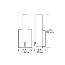 Load image into Gallery viewer, Cosmo Wall Light - line drawing.