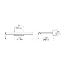 Load image into Gallery viewer, Dessau LED Picture Light - line drawing.