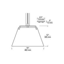 Load image into Gallery viewer, Devin Pendant Light - line drawing.