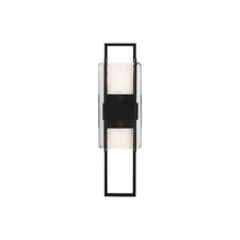 Load image into Gallery viewer, Duelle LED Wall Light in Nightshade Black (Medium).