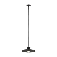 Load image into Gallery viewer, Eaves LED Pendant Light in Nightshade Black (Small).