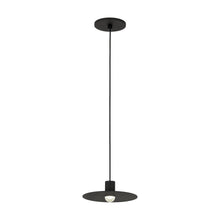 Load image into Gallery viewer, Eaves LED Pendant Light in Nightshade Black (Large).