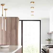 Load image into Gallery viewer, Ebell LED Flush Mount Ceiling Light in kitchen.