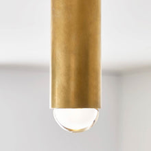 Load image into Gallery viewer, Ebell LED Semi Flush Mount Ceiling Light in Detail.