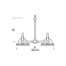 Load image into Gallery viewer, Elton Low Voltage Head - line drawing.