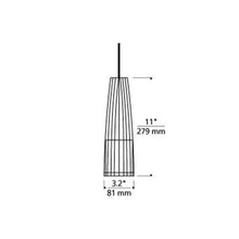 Load image into Gallery viewer, Evo Low Voltage Pendant Light - line drawing.