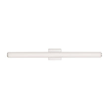 Load image into Gallery viewer, Finn LED Bath Vanity Light in Satin Nickel (Large).