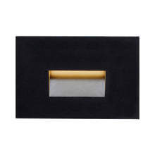 Load image into Gallery viewer, Ikon Outdoor LED Step Light in Black.