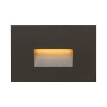 Load image into Gallery viewer, Ikon Outdoor LED Step Light in Broze.