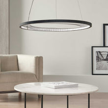 Load image into Gallery viewer, Interalce LED Chandelier in living room.