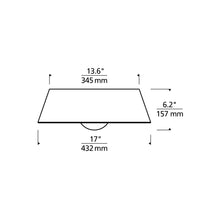 Load image into Gallery viewer, Joni LED Flush Mount Ceiling Light - line drawing.