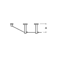 Load image into Gallery viewer, Kable Lite Rigid Post Standoff - line drawing.