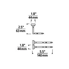Load image into Gallery viewer, Kable Lite Universal Turnbuckles - line drawing.