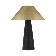 Load image into Gallery viewer, Karam LED Table Lamp in Black (Large).
