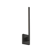 Load image into Gallery viewer, Klee LED Wall Light in Nightshade Black (Small).