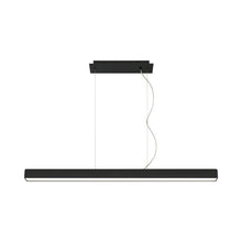 Load image into Gallery viewer, Knox LED Linear Suspension Light in Black.