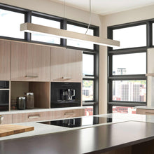 Load image into Gallery viewer, Knox LED Linear Suspension Light in kitchen.
