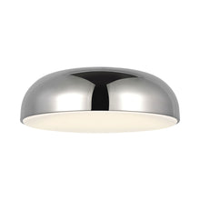Load image into Gallery viewer, Kosa LED Flush Mount Ceiling Light in Polished Nickel (Small).