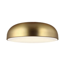 Load image into Gallery viewer, Kosa LED Flush Mount Ceiling Light in Aged Brass (Small).