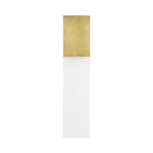 Load image into Gallery viewer, Kulma LED Wall Light in Natural Brass (Large).
