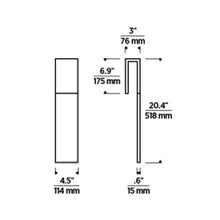 Load image into Gallery viewer, Kulma LED Wall Light - line drawing.