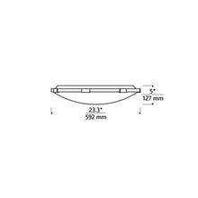Load image into Gallery viewer, Lance LED Flush Mount Ceiling Light - line drawing.