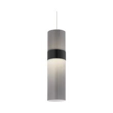 Load image into Gallery viewer, Manette Low Voltage LED Pendant Light in Black/Satin Nickel/Smoke/Smoke.