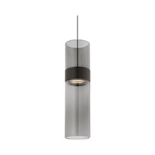 Load image into Gallery viewer, Manette Low Voltage LED Pendant Light in Antique Bronze/Antique Bronze/Transparent Smoke/Transparent Smoke.