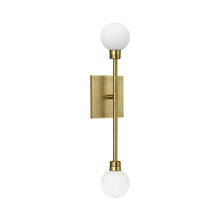 Load image into Gallery viewer, Mara LED Wall Light in Aged Brass.
