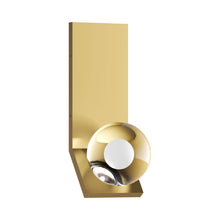 Load image into Gallery viewer, Mina LED Wall Light in Nightshade Black.