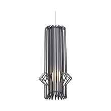 Load image into Gallery viewer, Mini Syrma Low Voltage Pendant Light in Matte Black.
