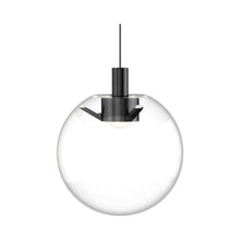 Load image into Gallery viewer, Mini Palona LED Low Voltage Pendant Light in Nightshade Black.