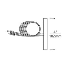 Load image into Gallery viewer, MonoRail End Power Feed - line drawing.