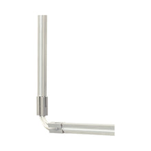 Load image into Gallery viewer, MonoRail Flexible Vertical Connectors in Satin Nickel.