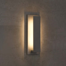 Load image into Gallery viewer, Nate Outdoor LED Wall Light in Detail.