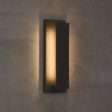 Load image into Gallery viewer, Nate Outdoor LED Wall Light in Detail.