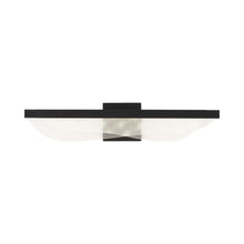 Load image into Gallery viewer, Nyra LED Bath Wall Light in Nightshade Black.