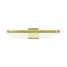 Load image into Gallery viewer, Nyra LED Bath Wall Light in Plated Brass.