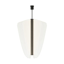 Load image into Gallery viewer, Nyra LED Pendant Light in Nightshade Black (Large).