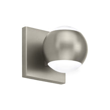 Load image into Gallery viewer, Oko LED Bath Wall Light in Satin Nickel.