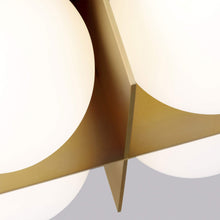 Load image into Gallery viewer, Orbel Flush Mount Ceiling Light in Detail.