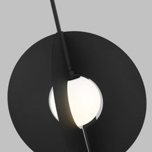 Load image into Gallery viewer, Orbel Round Pendant Light in Detail.