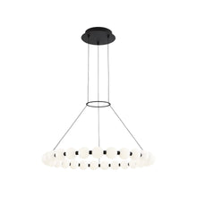 Load image into Gallery viewer, Orbet LED Chandelier in Nightshade Black (Small).
